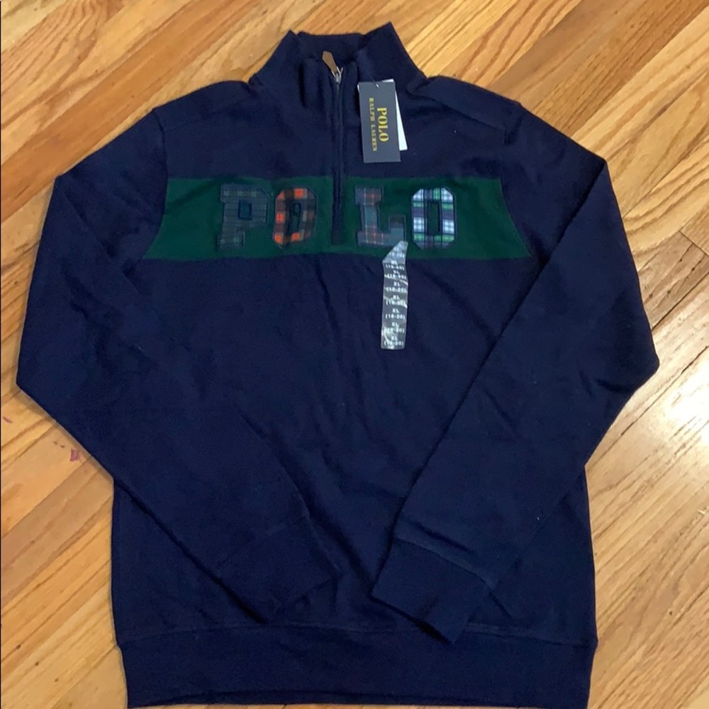 New with tags polo quarter zip
